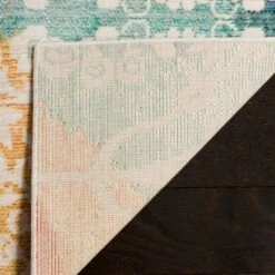 Neva Floral Accent Rug - Safavieh -Safavieh GUEST 013954cf 7e94 4d0e 8d14 b80f71630035