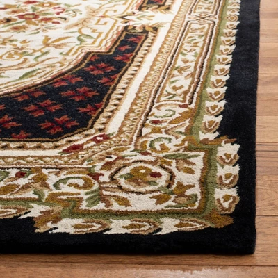 3'x5' Medallion Accent Rug Black - Safavieh 3 3'x5' Medallion Accent Rug Black - Safavieh