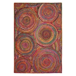 Elsie Stripe Woven Accent Rug Red - Safavieh -Safavieh GUEST 08390314 5f29 47d2 9030 38932c904efb