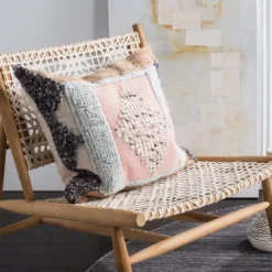 Arden Pillow - Pink/Multi - 20" X 20" - Safavieh