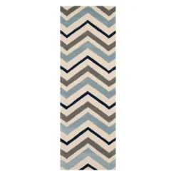 Dublin Chevron Geometric Tufted Area Rug - Safavieh -Safavieh GUEST 1d4572fe c96d 4177 b647 da9618493fae
