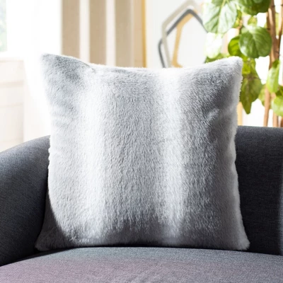 Mercia Pillow - Grey/White - 20" X 20" - Safavieh 3 Mercia Pillow - Grey/White - 20" X 20" - Safavieh