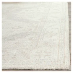 Beige/Blue Abstract Knotted Area Rug - (4'x6') - Safavieh