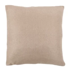 Safavieh 21 18"x18" Happy Place Square Throw Pillow Taupe/White - Safavieh