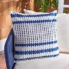 Indoor/Outdoor Kenza Pillow - Navy/White - 18" X 18" - Safavieh 2 Indoor/Outdoor Kenza Pillow - Navy/White - 18" X 18" - Safavieh -Safavieh GUEST 4b1489cc daaf 4847 8a2c 7e0decd55d3c