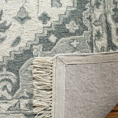 Ann Medallion Tufted Area Rug Light - Safavieh 4 Ann Medallion Tufted Area Rug Light - Safavieh - Image 2