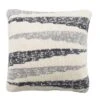 20"x20" Oversize Imani Knit Square Throw Pillow Gray/Natural - Safavieh -Safavieh GUEST 55938df1 fddb 4505 a338 f79a32316688