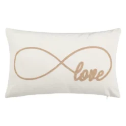 12"x18" Infinite Love Throw Pillow - Safavieh -Safavieh GUEST 56cb5de2 a404 4311 b2ed 6e2be72dc6fb