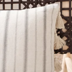 Marcen Pillow - Grey/White - 12" X 20" - Safavieh 6 Marcen Pillow - Grey/White - 12" X 20" - Safavieh -Safavieh GUEST 6a35f613 f05c 4854 b82c 3f83b20d72b1