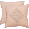 Isola Pillow (Set Of 2) - Petal - 20" X 20" - Safavieh -Safavieh GUEST 6bf48912 c099 44c0 b4f5 cda4b463b925
