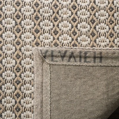 5'x8' Solid Hooked Area Rug Gray/Ivory - Safavieh 5 5'x8' Solid Hooked Area Rug Gray/Ivory - Safavieh - Image 3