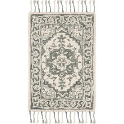 Ann Medallion Tufted Area Rug Light - Safavieh 5 Ann Medallion Tufted Area Rug Light - Safavieh - Image 3