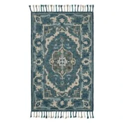 Mildred Medallion Tufted Accent Rug - Safavieh -Safavieh GUEST 7e1b0d62 4f30 4f79 93d3 c3c62ab0ca38