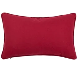 Jingles Pillow - Green/Red/Beige - 12" X 20" - Safavieh