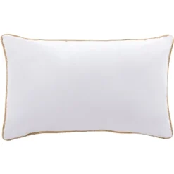 Safavieh 6 Fa La La Pillow - Ivory/Red - 12" X 20" - Safavieh