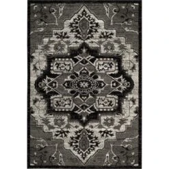 Nilda Medallion Light Area Rug - Safavieh -Safavieh GUEST 939e40d0 7f0f 4935 b731 e9d83d053259