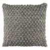 20"x20" Oversize Janan Knit Square Throw Pillow Dark Gray - Safavieh -Safavieh GUEST 951ab542 ffa4 44e3 ae38 7f23e54e5f0e