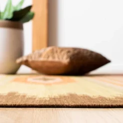 2'3"x14' Geometric Design Woven Runner Brown - Safavieh -Safavieh GUEST a285c787 2b07 43b3 b3cd c50abcfc02d1