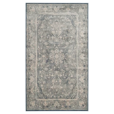 Blue Medallion Loomed Accent Rug 3'3"x5'7" - Safavieh 4 Blue Medallion Loomed Accent Rug 3'3"x5'7" - Safavieh - Image 2