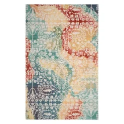 Neva Floral Accent Rug - Safavieh -Safavieh GUEST a7a7b068 3499 4181 8a05 570c9da17a79