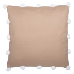 Temi Pillow - Beige/White - 18" X 18" - Safavieh 7 Temi Pillow - Beige/White - 18" X 18" - Safavieh -Safavieh GUEST aa14dc24 d739 4553 a27b c97c2f425c75