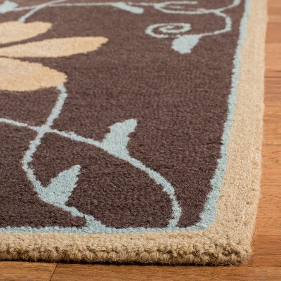 Blossom BLM784 Hand Hooked Area Rug - Safavieh 3 Blossom BLM784 Hand Hooked Area Rug - Safavieh