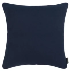 Blossom Pillow - Navy/Periwinkle - 16" X 16" - Safavieh -Safavieh GUEST b80b018c ab05 408b 922f 9c0d4a645a42