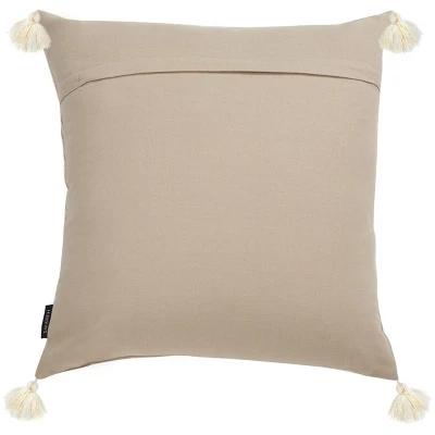 Celine Tree Pillow - Beige - 18"x18" - Safavieh 3 Celine Tree Pillow - Beige - 18"x18" - Safavieh