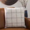 Lazra Pillow - Beige/Black - 18" X 18" - Safavieh -Safavieh GUEST bb646a53 117c 420f 9539 203eb6eb2986