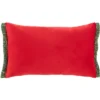 Cinnamon Pillow - Green/Red - 12" X 20" - Safavieh 1 Cinnamon Pillow - Green/Red - 12" X 20" - Safavieh -Safavieh GUEST ca6112de a931 4f66 80b1 d900d79424d7