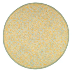 Stacy Medallion Tufted Accent Rug - Safavieh -Safavieh GUEST d2499fbb 5c65 4e6f bbc6 245239e3554f