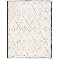 Rosalina Rug Ivory/Black - Safavieh -Safavieh GUEST da5e2084 c243 48b6 92dc 2a635fd0e1de