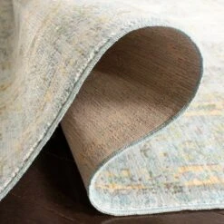 2'3"x8' Runner Valencia Rug Light Blue/Turquoise - Safavieh -Safavieh GUEST db9e03c6 400d 4b0b be59 83a0749ffc64