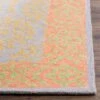 2'x3' Leaf Hooked Accent Rug Orange/Silver - Safavieh -Safavieh GUEST f35a4ca4 f13d 41ed ac26 33512f769f9c