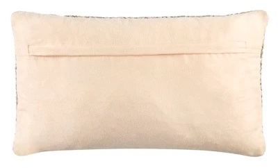 Shelby Cowhide Pillow - White - 12" X 20" - Safavieh 4 Shelby Cowhide Pillow - White - 12" X 20" - Safavieh - Image 2